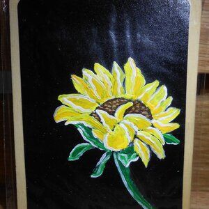 Mini chalkboard painting
